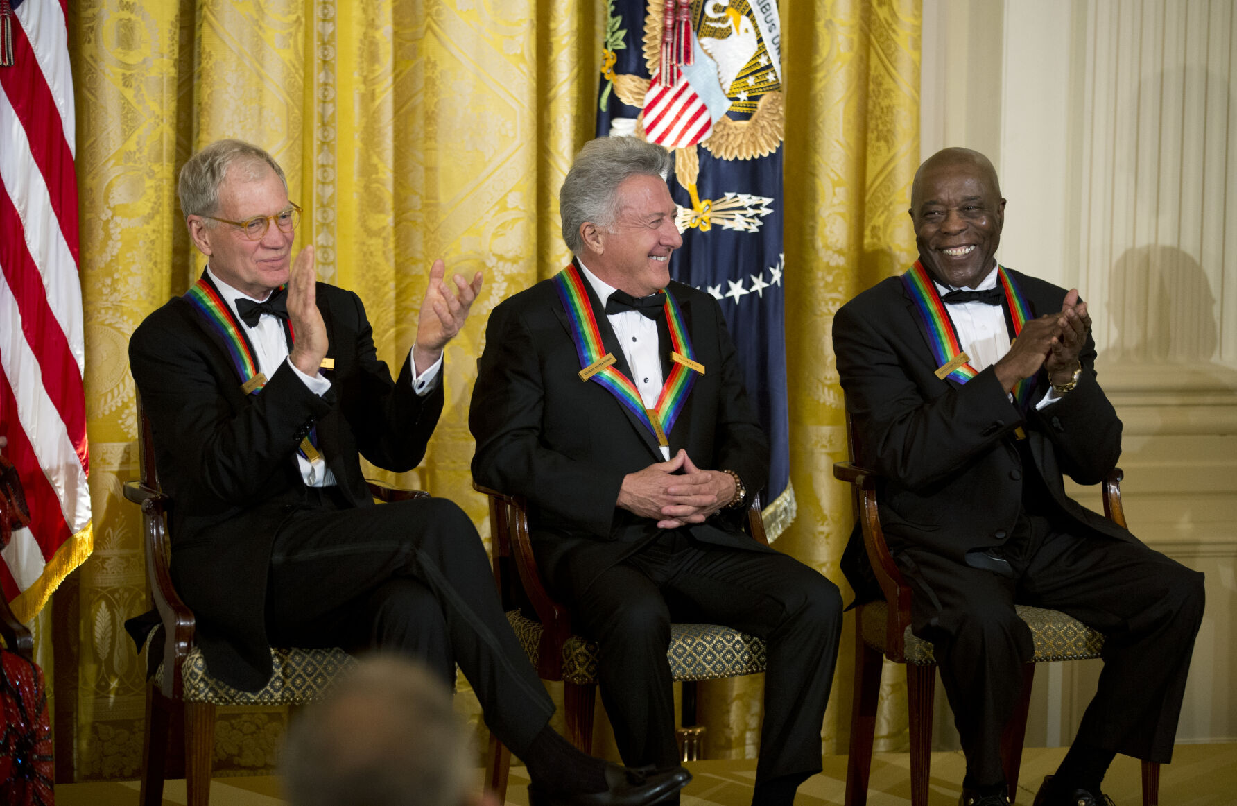 Barack Obama, Buddy Guy, Dustin Hoffman, David Letterman